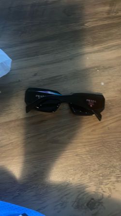 Prada Black Rectangle Sunglasses