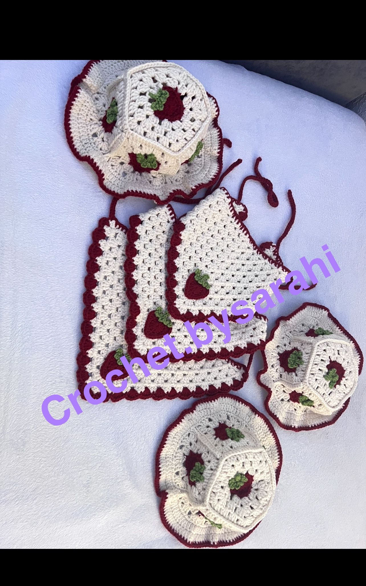 Crochet Bandanas/ Bucket Hats