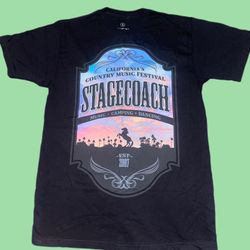 New Vintage 2015 Stagecoach Country Music Festival merch tee t-shirt small Tim McGraw Miranda Lambert Blake Shelton  ZZ Top Kacey Musgraves