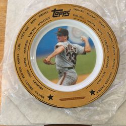 John Burkett Topps Collectors Plate