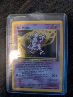 Pokemon- Jungle Holo Mr. Mime