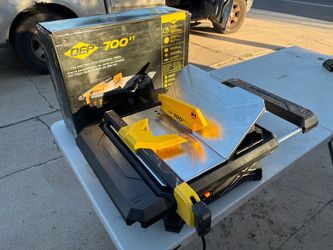 7" Tile Wet Saw with Extension Table