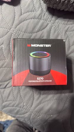 Monster S270 Bluetooth Speaker, Mini Portable Speaker