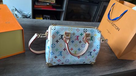 Authentic Louis Vuitton Multicolore Monogram Bag with Original Box and Bag