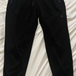 Men’s Spyder Active Black Joggers - Medium 