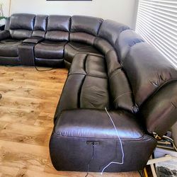 American Furniture recliner sectional