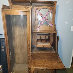 Antique Side-by-Side Secretary Cabinet