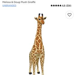 Giant Plush Giraffe