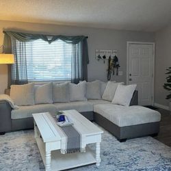 OM• $38 Initial • Brand New Clairette Sectional With Chaise Living Room 