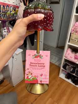 Strawberry Shortcake Touch USB C rechargeable lamp