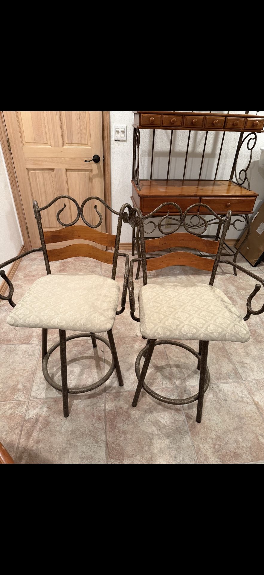 2 Unique Barstools 