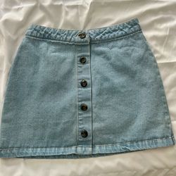 Denim Mini Skirt