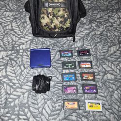 Blue Gameboy Advance SP