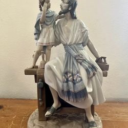 Giant Lladro Of Joseph And Jesus