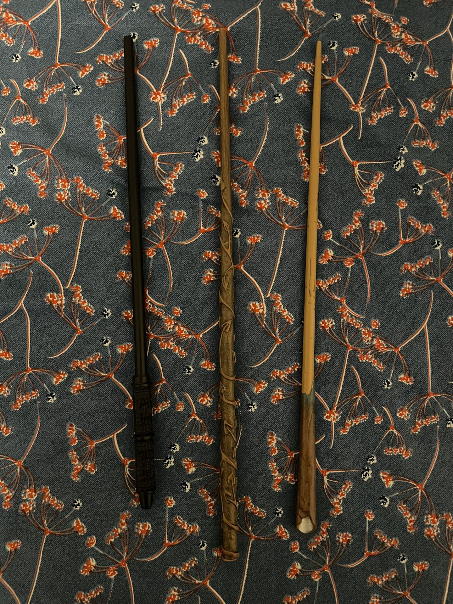 3 Noble Collection Harry Potter Wands