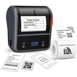 Label Maker Machine Thermal Label Maker, Upgrade 3Inch Printer, Portable