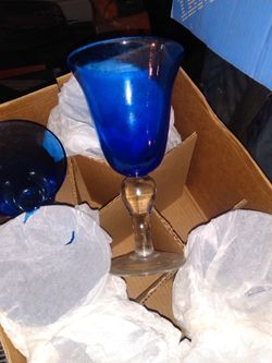 Blue Goblets