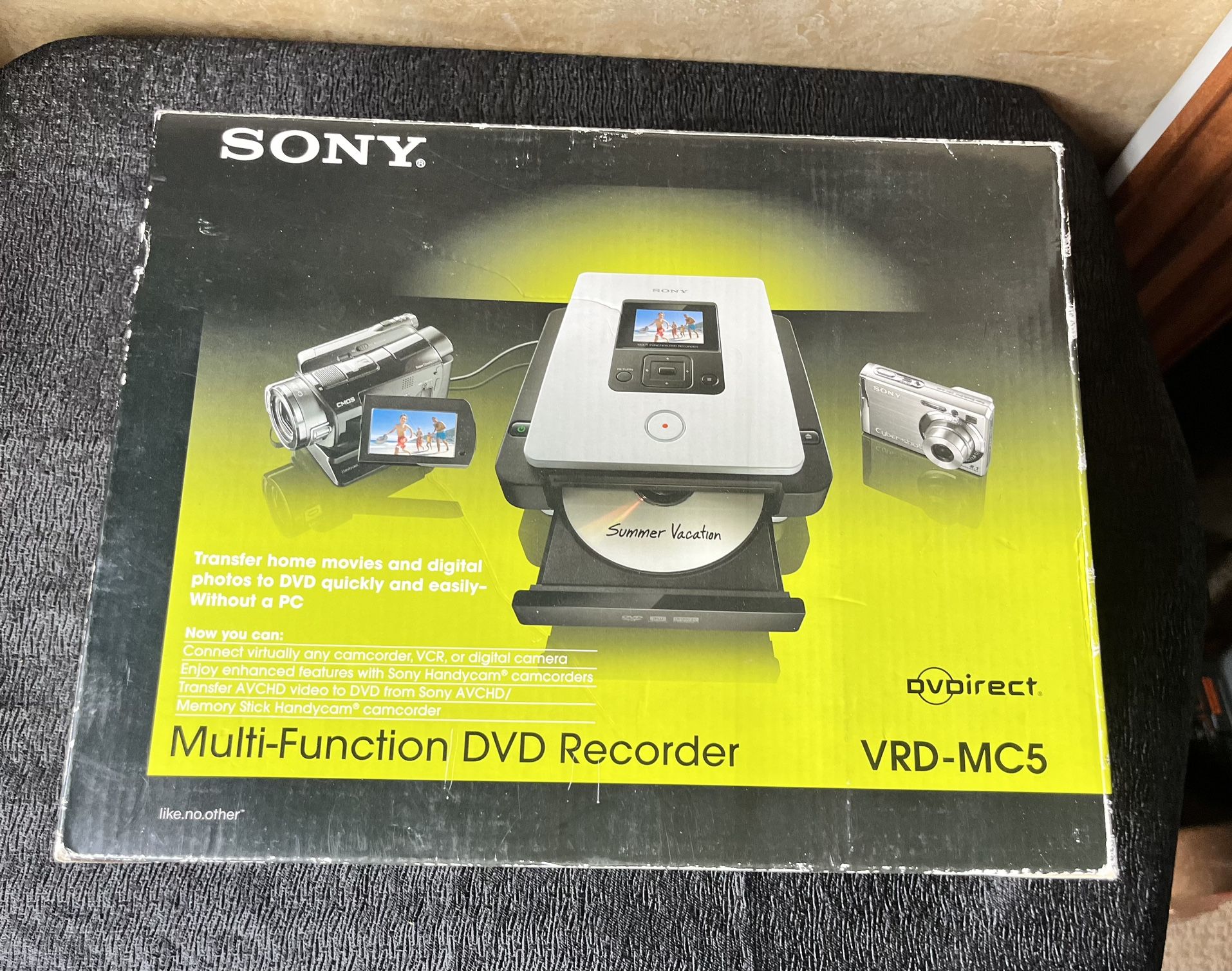 【美品】SONY DVDライター　VRD-MC5 Sony VRD-MC5 DVD Recorder