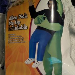 Alien Abduction Adult Costume 1 Size Fits Most