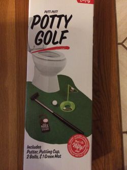 Potty Golf fun gift