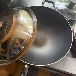 5-Piece Cookware Set: 14" Wok, Saucepans & Skillets (T-fal)