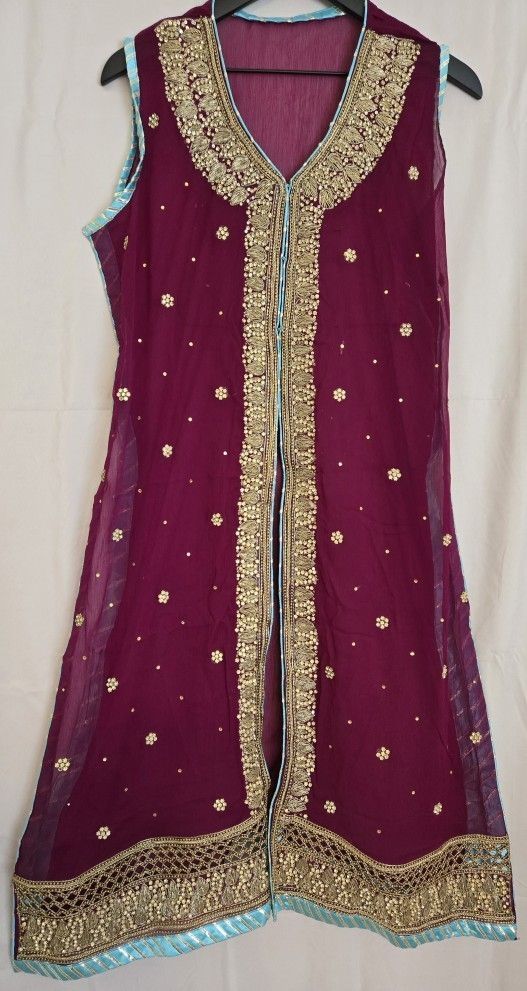 Purple & Gold Party Dress