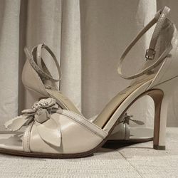 Nordstrom Leather Strappy Heels 7.5