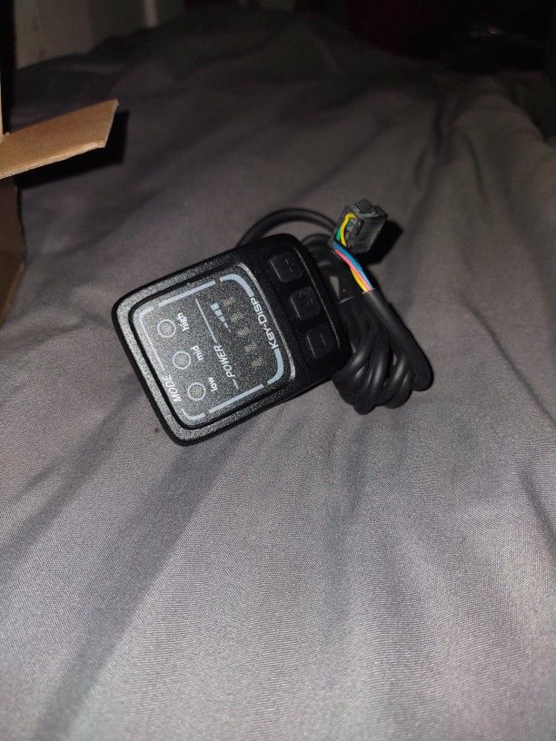 E Bike Main Dash Control