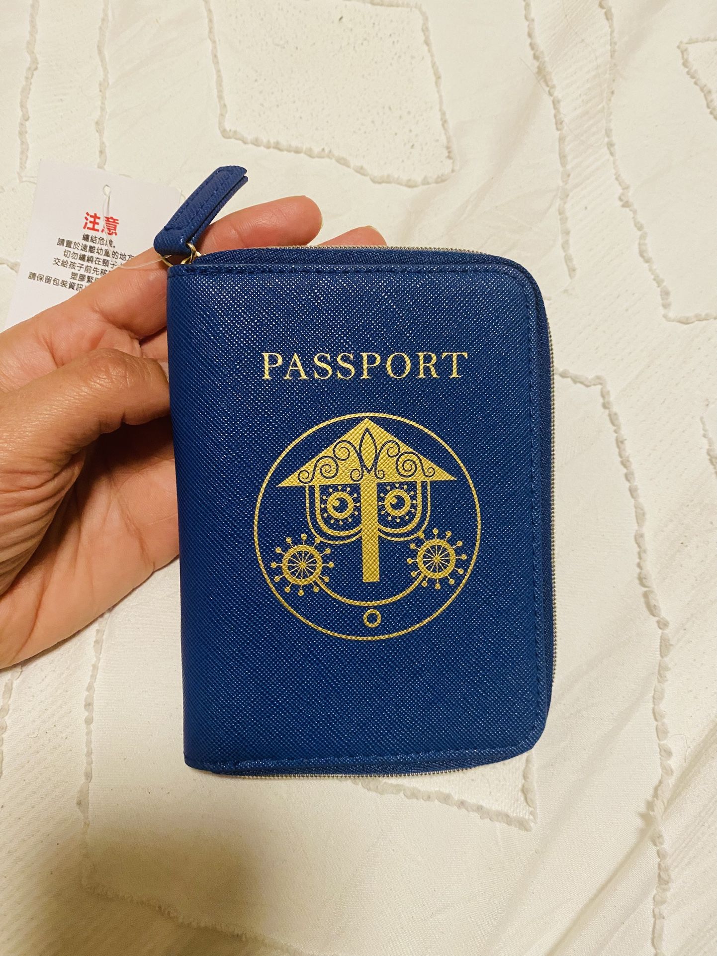 Disney Parks It's A Small World Passport Shaped Wallet Holder New