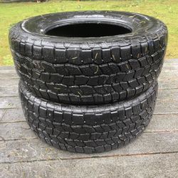 2 used 275/65R18 cooper discover at3