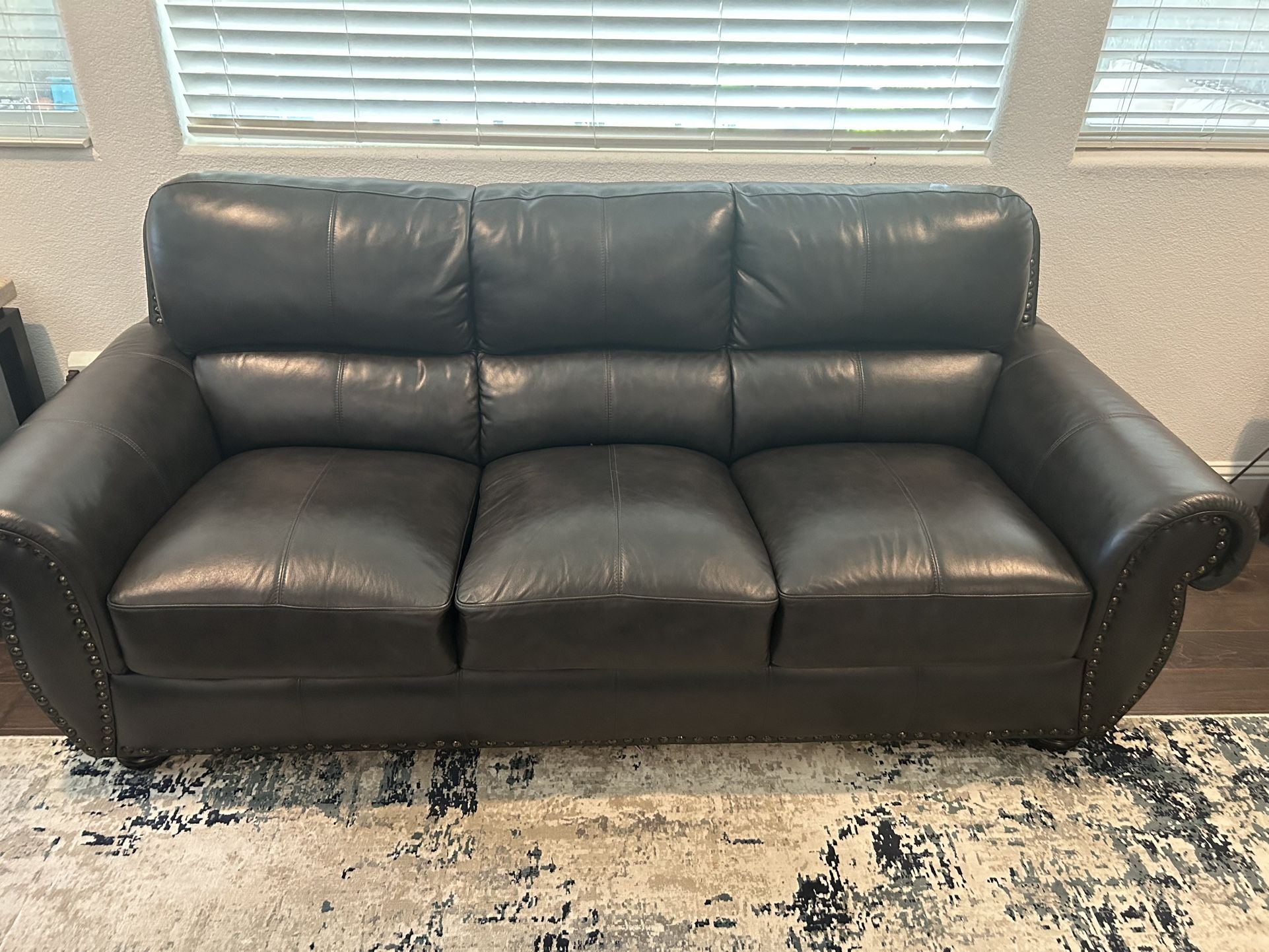Top Grain Leather Sofa And Loveseat