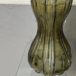 Sage Green Glass Vase