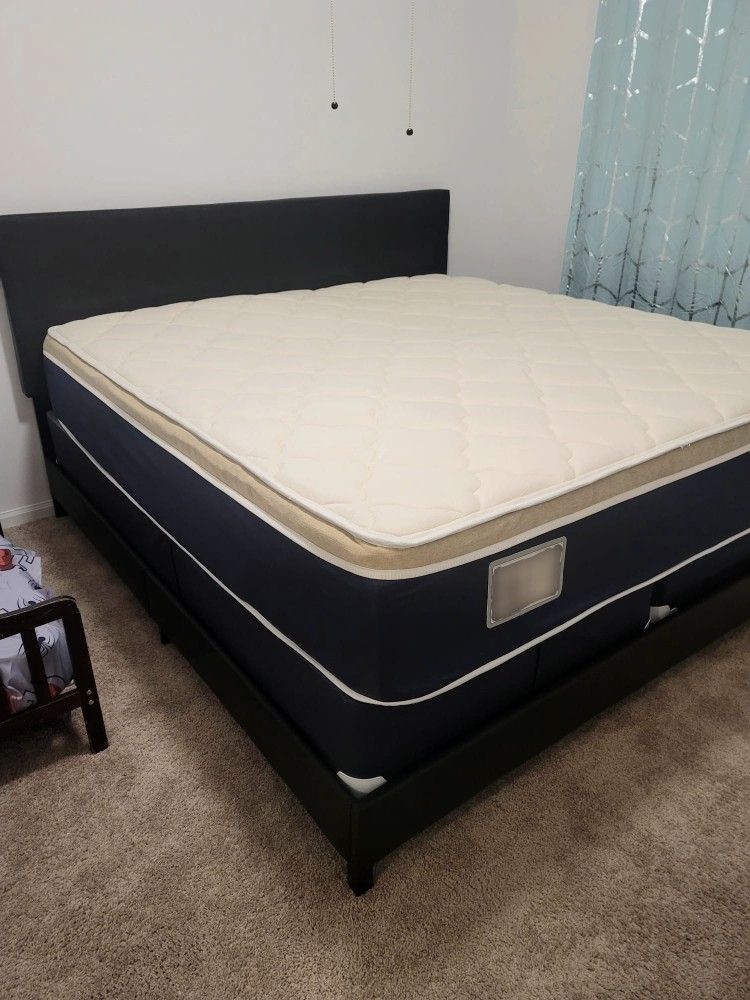 NEW KING PILLOWTOP SET MATTRESS AND BOX SPRING 3PCS