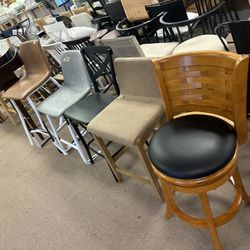 Single Barstool  $30-$60