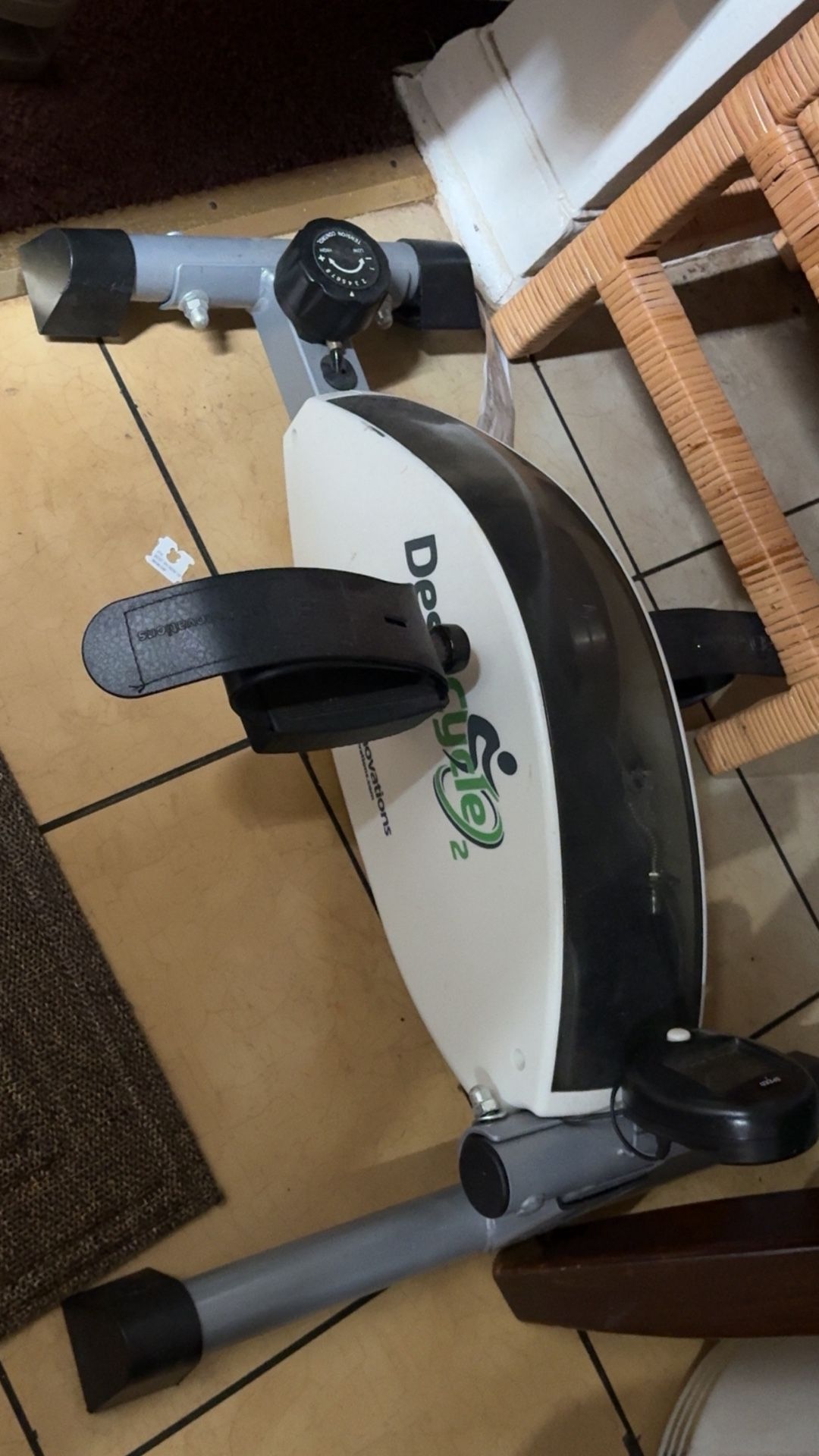 Mini Exercise Bike with Adjustable Resistance