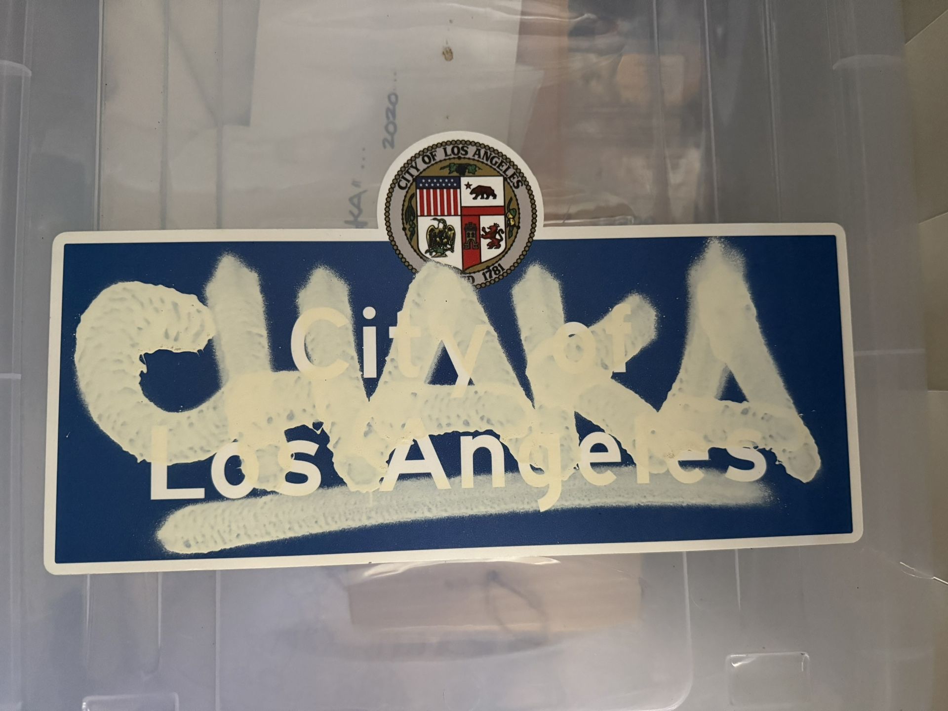 Chaka Graffiti Sign