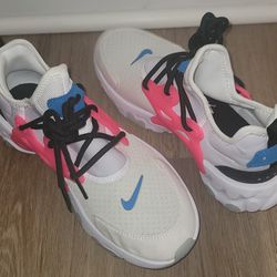 Nike React Presto GS Running Shoes Sneaker Youth 6Y Womens 7.5