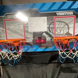 🏀 2-Player Basketball Arcade Machine – Electronic Scoreboard