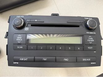 2011-2013 Toyota Corolla Used Radio Audio