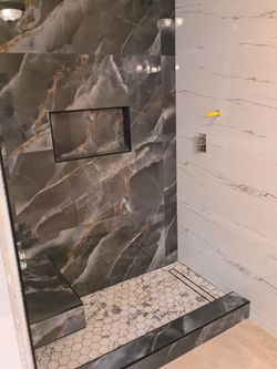 Tile shower