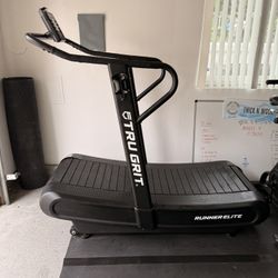 Tru Grit Fitness – Grit Runner Elite (Curved Manual Treadmill) Excellent Condition – Works Perfe