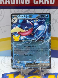 Greninja EX Mega Evolution Promo Card 099, 30th Celebration