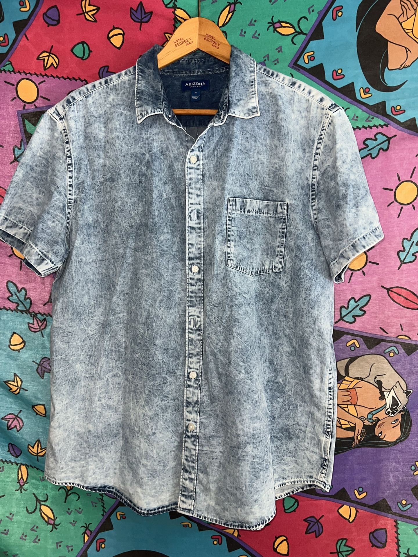 arizona jean style dress shirt size XL