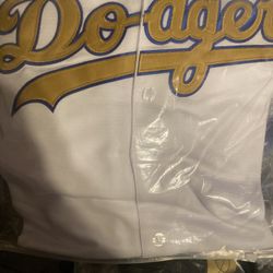 Dodgers White Gold Open Day 2025 Men Jersey