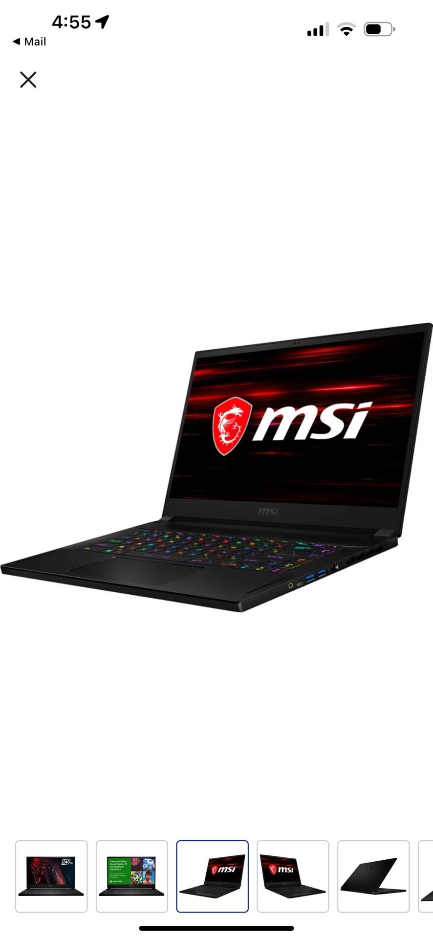 MSI - GS66 Stealth 15.6" Gaming Laptop