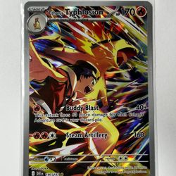 Pokemon TCG SV10 Ethan's Typhlosion # 190 / 182 Illustration Rare (Better than Near Mint - Perfect)