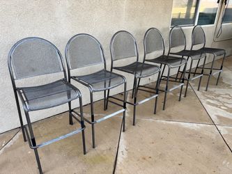 Metal barstools