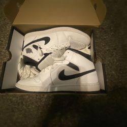 Air jordan mid 1 black/white