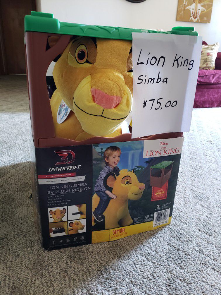 Lion King's Simba Ride On Toy