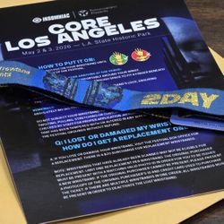 2 Day GA Core LA Ticket Wristband